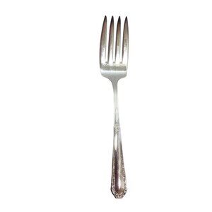 Vintage Marianne Silverplate Meat Fork Serving Cold Silver Plate 25047